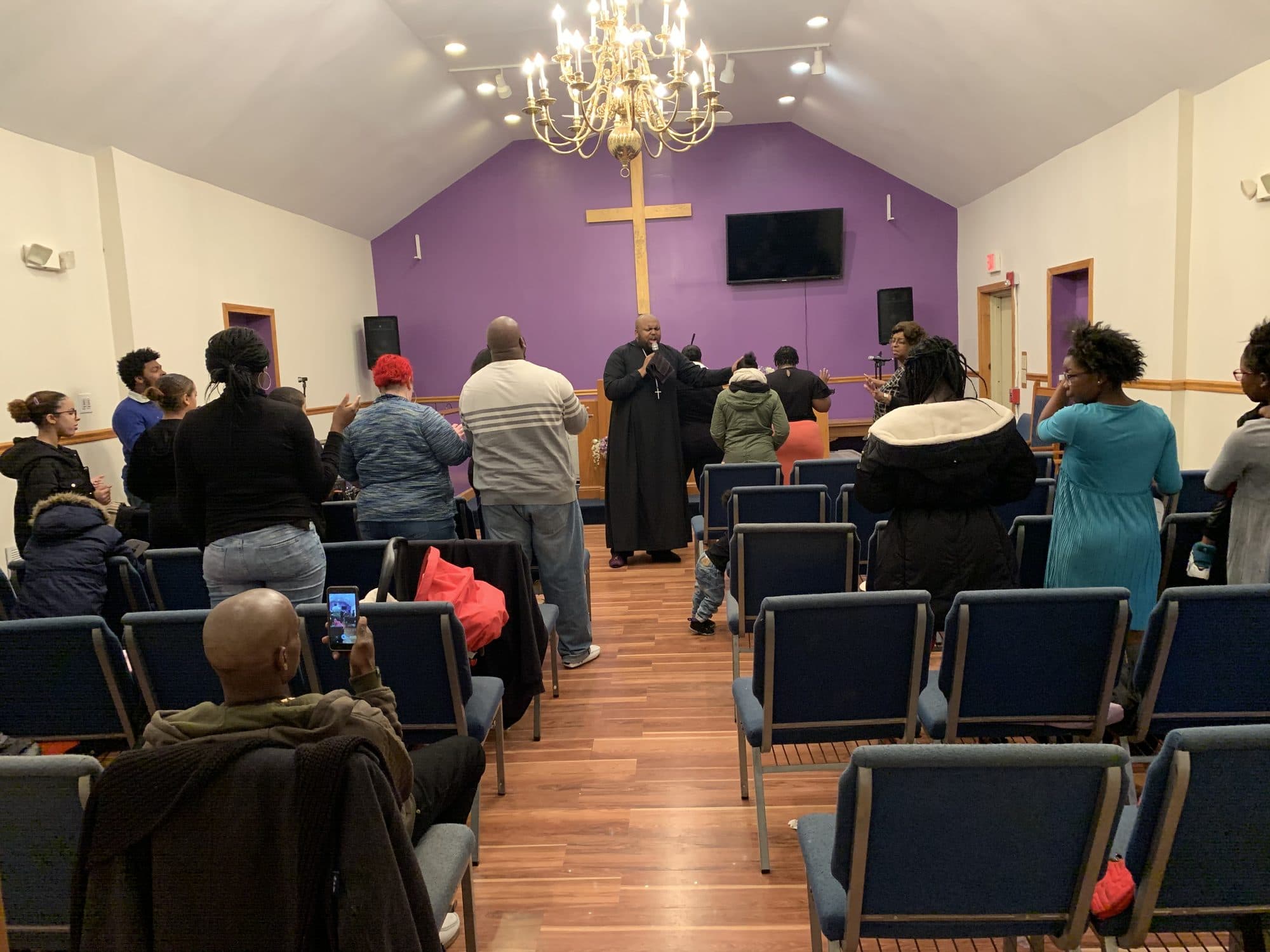 Latter Rain Church Charlotte congregation in worship