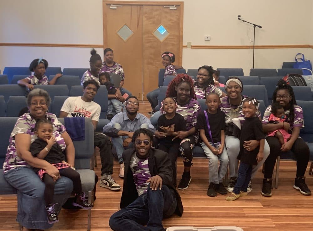 Latter Rain youth group gathered in the sanctuary
